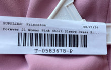 Load image into Gallery viewer, Forever 21 Womens Pink Short Sleeve Off-The-Shoulder Mini Dress Size M
