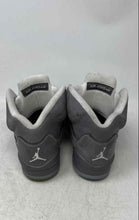 Load image into Gallery viewer, Nike Kids Air Jordan 5 Retro Gray Lace-Up Sneaker Shoes Size 5Y With Stains
