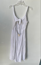 Load image into Gallery viewer, Jessica Simpson Womens White Sleeveless Button-Front A-Line Dress Size XL
