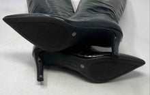Load image into Gallery viewer, Worthington Womens Doria Black Stiletto Heel Side Zip Over The Knee Boots Sz 11
