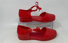 Load image into Gallery viewer, Mini Melissa Girls Red Close Toe Baby Amy Jelly Mary Jane Sandals Size 3
