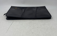 Load image into Gallery viewer, Bagheera Womens Black Textured Leather Inner Pockets Zipper Clutch Purse
