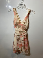 Load image into Gallery viewer, Altar'd State Womens Pink Floral Sleeveless Side Ruched Mini Dress Sz XXS W/ Tag
