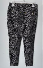 Load image into Gallery viewer, Michael Kors Womens Multicolor Leopard Print Skinny Leg Ankle Pants Size M
