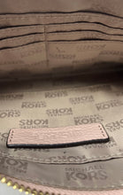 Load image into Gallery viewer, Michael Kors Womens Jet Set Light Rose Pink Leather Inner Divider Wristlet Purse
