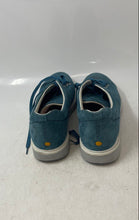 Load image into Gallery viewer, Samuel Hubbard Womens Blue Leather Low Top Lace-Up Sneaker Shoes Size 6.5
