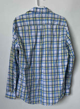 Load image into Gallery viewer, Tommy Hilfiger Mens Yellow Blue Plaid Long Sleeve Button-Up Shirt Size Large
