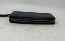 Load image into Gallery viewer, Michael Kors Womens Jet Set Blue Pebbled Leather Inner Divider Zip-Around Wallet
