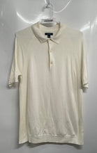 Load image into Gallery viewer, Alfani Mens White Collared Short Sleeve Regular Fit Knitted Polo Shirt Size S
