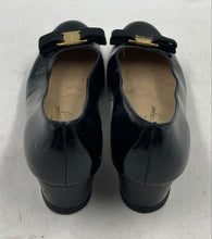 Load image into Gallery viewer, Authentic Salvatore Ferragamo Womens Black Block Pump Heels Size 7.5 2A Damaged
