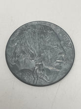 Load image into Gallery viewer, 1937 Buffalo Nickel 3" Medal Token Metal Coin
