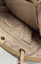 Load image into Gallery viewer, Michael Kors Womens Beige Leather Inner Pocket Double Handle Tote Handbag
