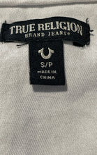 Load image into Gallery viewer, True Religion Womens White Denim Sleeveless Button Front Cropped Vest Size S/P
