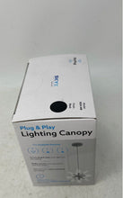 Load image into Gallery viewer, SkyX Model 5524-MB Black Plug &amp; Play Lighting Canopy Wall Fixture System Sealed

