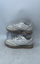 Load image into Gallery viewer, Reebok Girls Classic Leather GZ6098 White Lace-Up Low Top Sneakers Shoes Size 4
