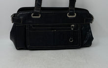Load image into Gallery viewer, Tommy Hilfiger Womens Black Leather Inner Pockets Shoulder Purse
