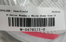 Load image into Gallery viewer, K-Swiss Womens Hypercourt Express 2 White Lace-Up Running Shoes Size 10
