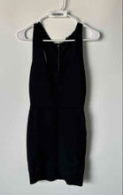 Load image into Gallery viewer, BCBGMAXAZRIA Womens Black Sleeveless Collarless Zipper Bodycon Dress Size Small
