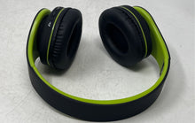 Load image into Gallery viewer, Zihnic Green Black Wireless Over Ear Bluetooth Headphones w/ Case Not Tested
