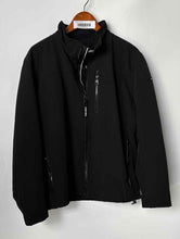 Load image into Gallery viewer, Calvin Klein Mens Black Long Sleeve Pockets Full-Zip Jacket Size Large
