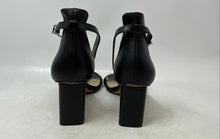 Load image into Gallery viewer, Vince Camuto Womens Margry Black Leather Block Heel Ankle Strap Sandals Sz 6.5M
