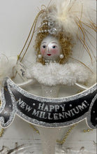 Load image into Gallery viewer, Kurt S. Adler The Mystique Collection Happy New Millennium Blown Glass Ornament
