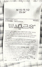 Load image into Gallery viewer, Banana Republic Mens Gray Plaid Cotton Long Sleeve Slim Fit Dress Shirt Size M
