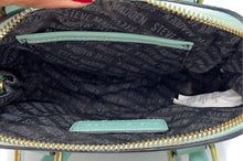 Load image into Gallery viewer, Steve Madden Womens Bfaith Turquoise Double Handle Zipper Mini Satchel Bag
