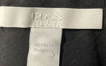 Load image into Gallery viewer, Hugo Boss Womens Gray V-Neck Short Sleeve Back Zip Sheath Dress Size 4
