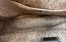 Load image into Gallery viewer, Guess Womens Blue Inner Pockets Zipper Shoulder Crossbody Handbag
