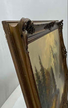 Load image into Gallery viewer, Path To Alpine Mountain Lake Landscape By Hilles Signed Framed Wall Art Print

