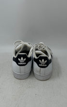 Load image into Gallery viewer, Adidas Boys Superstar C77154 White Black Leather Lace-Up Sneaker Shoes Size 4.5
