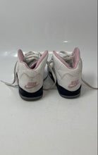 Load image into Gallery viewer, Nike Kids Air Jordan 5 Retro White Pink Black Leather Sneakers Shoes Size 11C
