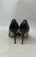 Load image into Gallery viewer, Nine West Womens Folowe Black Leather High Stiletto D'Orsay Heels Size 9.5M
