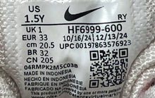 Load image into Gallery viewer, Nike Girls Vomero 5 HF6999-600 Light Pink Lace-Up Low Top Sneakers Shoes Sz 1.5Y
