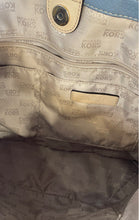 Load image into Gallery viewer, Michael Kors Womens Gray Pebbled Leather Double Handle Charm Tote Handbag
