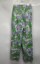 Load image into Gallery viewer, Zara Womens Multicolor Floral Print Pockets Straight Leg Trouser Pants Size S
