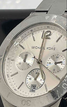 Load image into Gallery viewer, Michael Kors Women's Silver-Tone Watch MK5932 Wyatt Chronograph (NCL)
