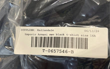 Load image into Gallery viewer, Authentic Emporio Armani Boys Black Cotton Short Sleeve Graphic T-Shirt Size 16A
