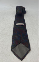 Load image into Gallery viewer, Cantini Mens Multicolor With A Heraldic Shield Print Adjustable Pointed Tie

