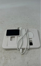 Load image into Gallery viewer, White Portable Slim 3-In-1 Wireless Multi-Device Charging Station Not Tested
