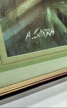 Load image into Gallery viewer, Framed Still Life Bouquet Of Multicolor Roses Framed Painting Signed By A. Serra
