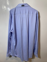 Load image into Gallery viewer, Michael Kors Mens Light Blue Long Sleeve Slim Tall Dress Shirt Size 18
