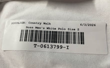 Load image into Gallery viewer, Hugo Boss Mens White Pima Cotton Short Sleeve Slim Fit Polo Shirt Size Small

