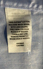Load image into Gallery viewer, Nordstrom Mens Blue Cotton Non-Iron Trim Fit Dress Shirt Size 16.5 36/37
