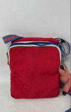 Load image into Gallery viewer, Kipling Womens Eldorado Red Charm Outer Pocket Adjustable Strap Crossbody Bag

