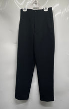 Load image into Gallery viewer, Zara Womens Black Flat Front Stretch Straight Leg Dress Pants Size 4
