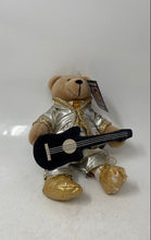 Load image into Gallery viewer, Elvis Presley Collectible Gold Suit And Guitar Plush Bear Doll With Tags
