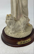Load image into Gallery viewer, 1984 A Belcari Lady Walking With Dog On Base Decorative Figurine Collectible
