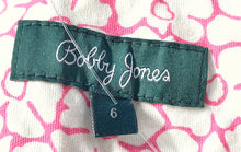 Load image into Gallery viewer, Bobby Jones Womens White Pink Floral Pockets Side Zip Golf Mini Skort Size 6
